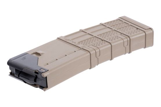 Lancer Systems L5AWM GEN 2 FDE 5.56 NATO 30 Round Magazine has a polymer body